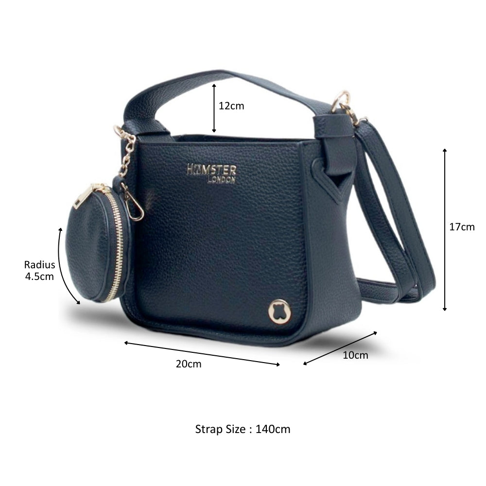 Hamster London Roma Top Handle Mini Black