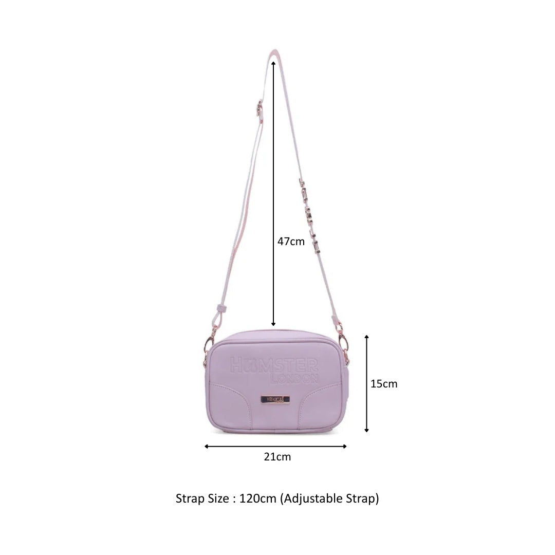 Hamster London Melissa Nova Cross Body Sling Bag Pink