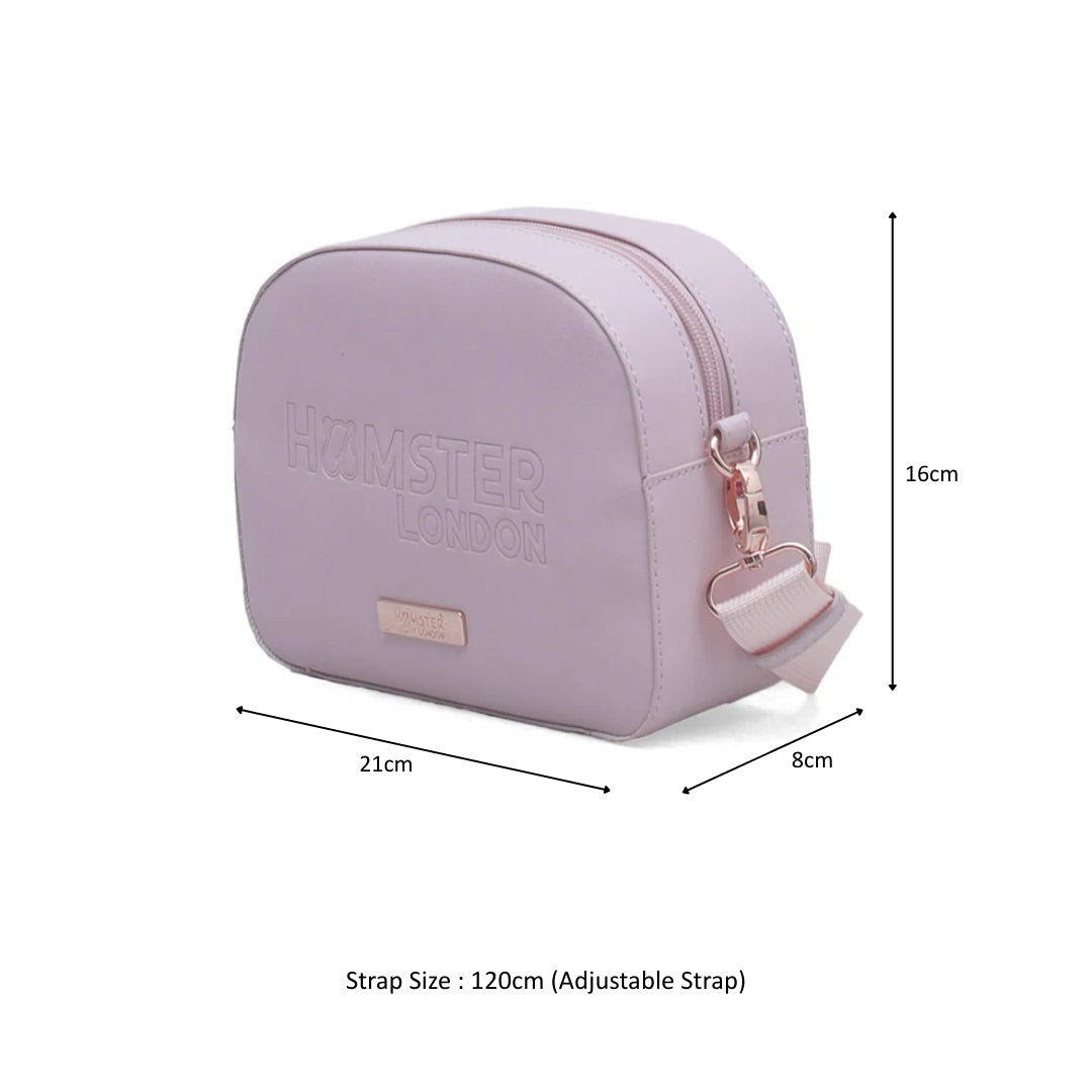 Hamster London Melissa Luna Cross Body Sling Bag Pink