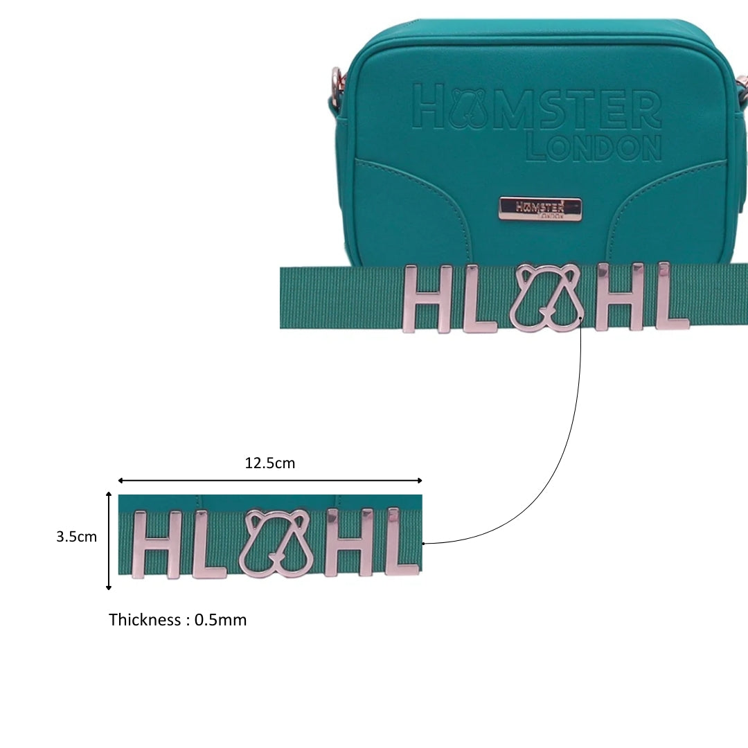 Hamster London Melissa Nova Cross Body Sling Bag Teal