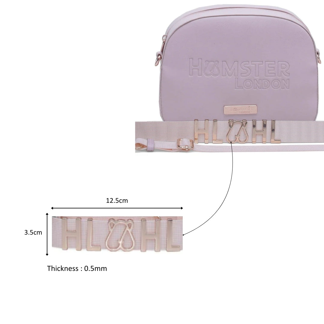 Hamster London Melissa Luna Cross Body Sling Bag Pink