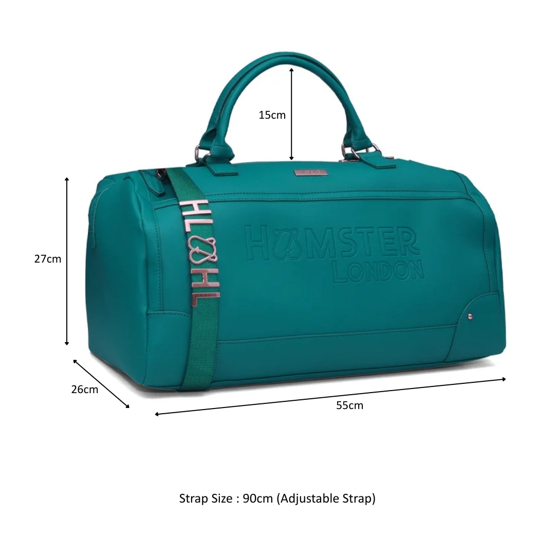 Hamster London Melissa Travel Duffle Bag Teal