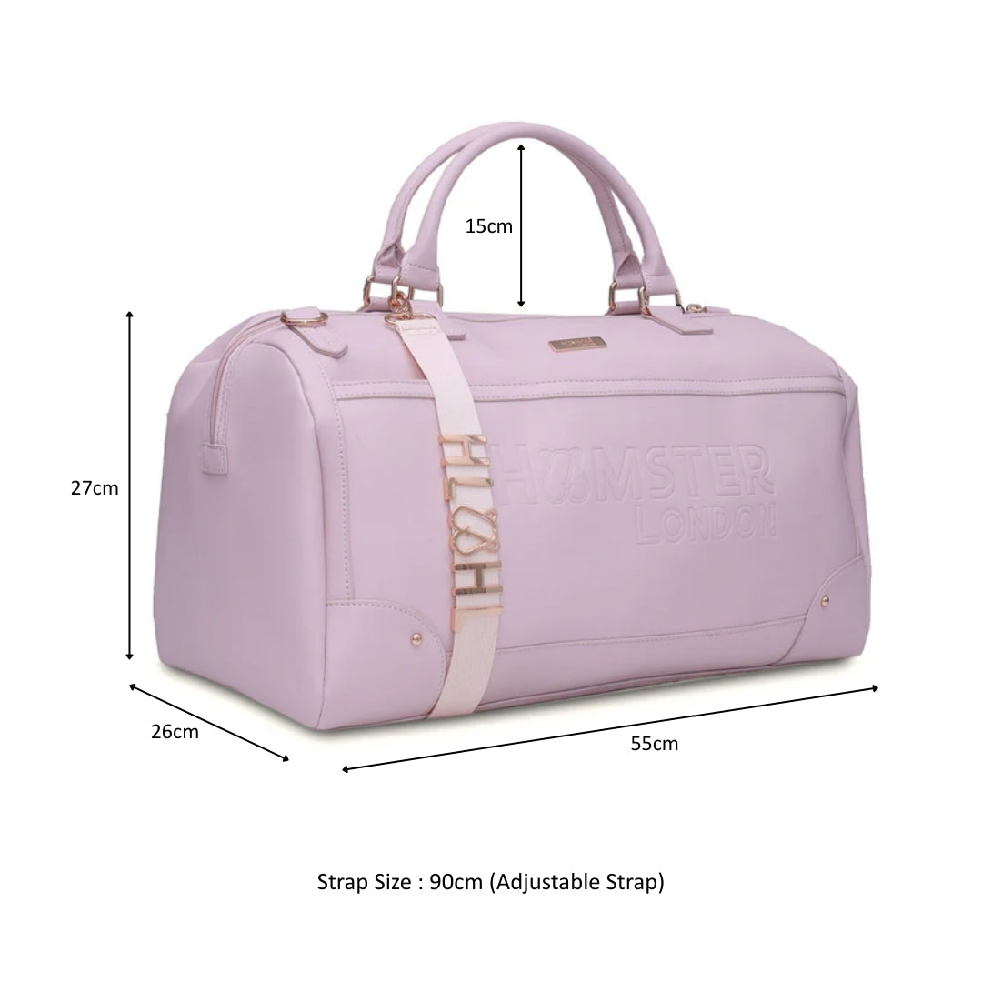 Hamster London Melissa Travel Duffle Bag Pink