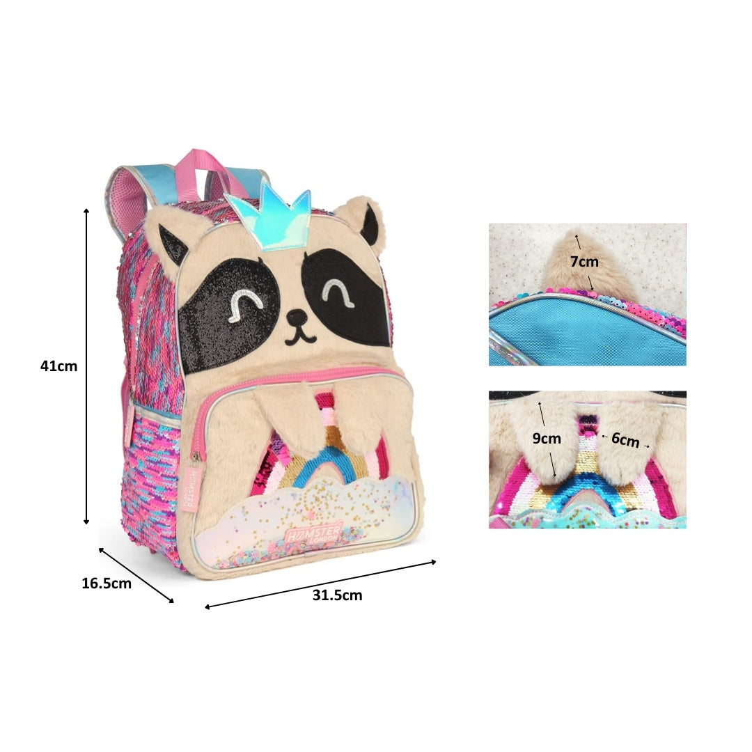 Hamster London Sparkle Party Panda Backpack