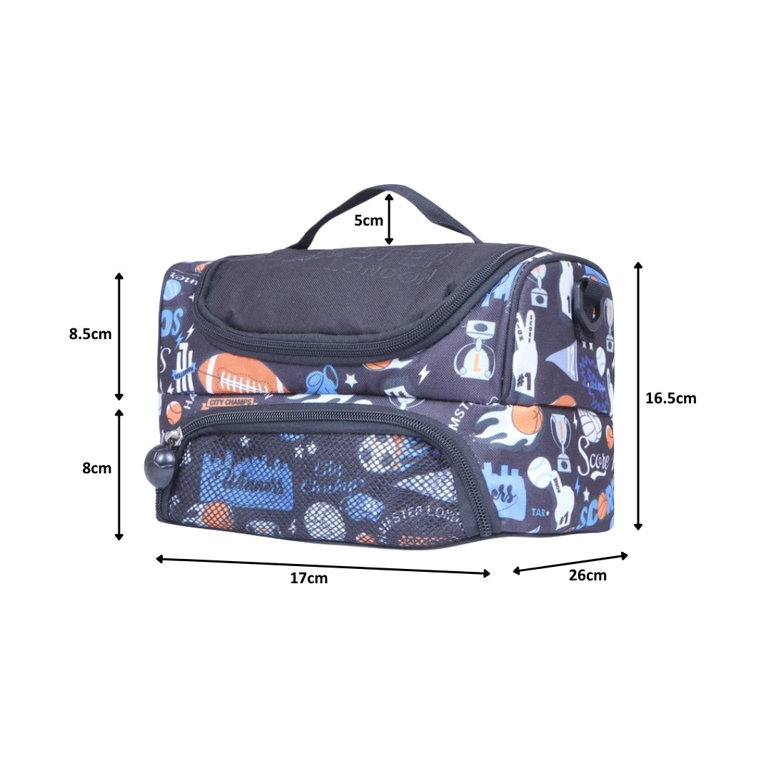Hamster London School Bundle City Champ Backpack + Lunch Bag + Pouch + Sipper