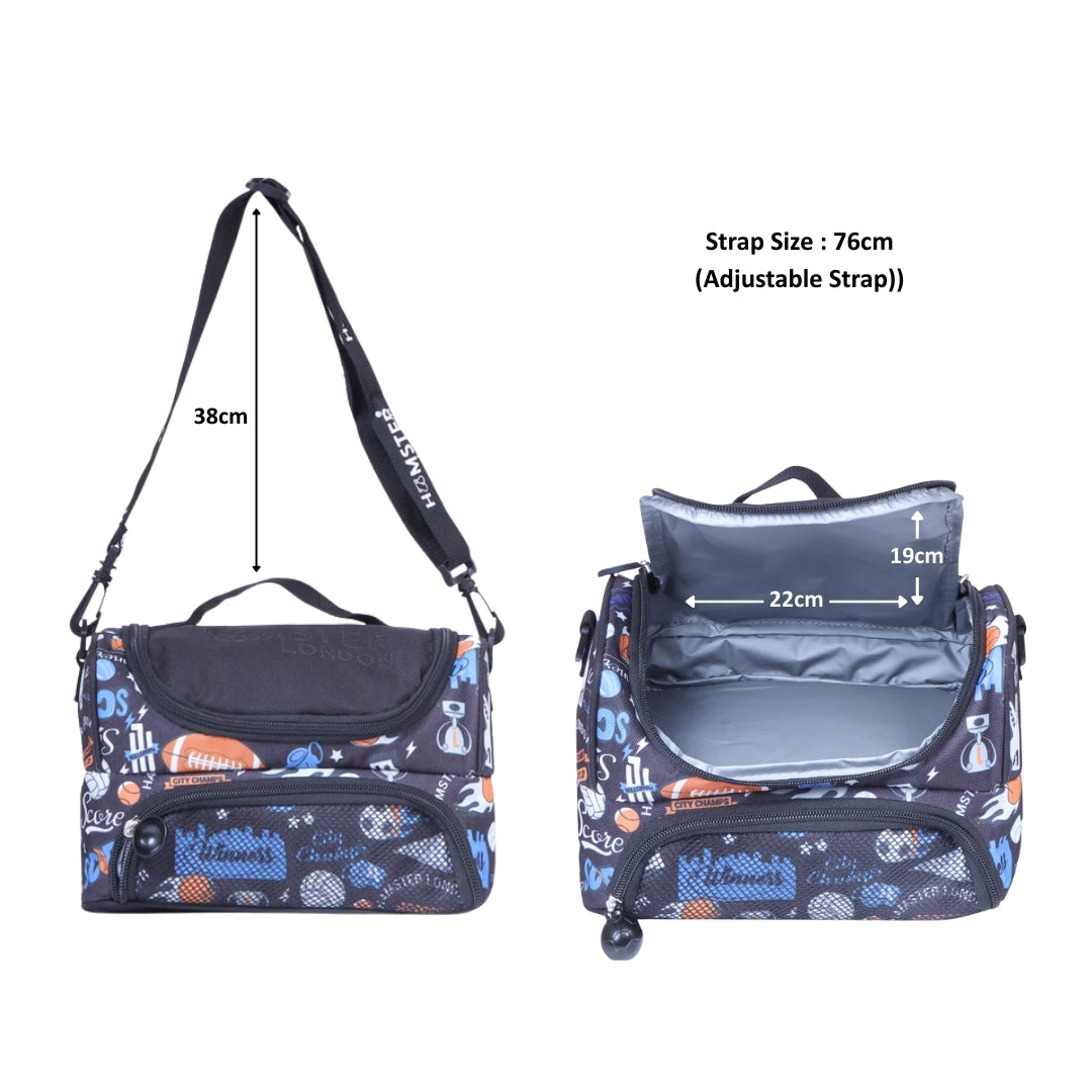 Hamster London School Bundle City Champ Backpack + Lunch Bag + Pouch + Sipper