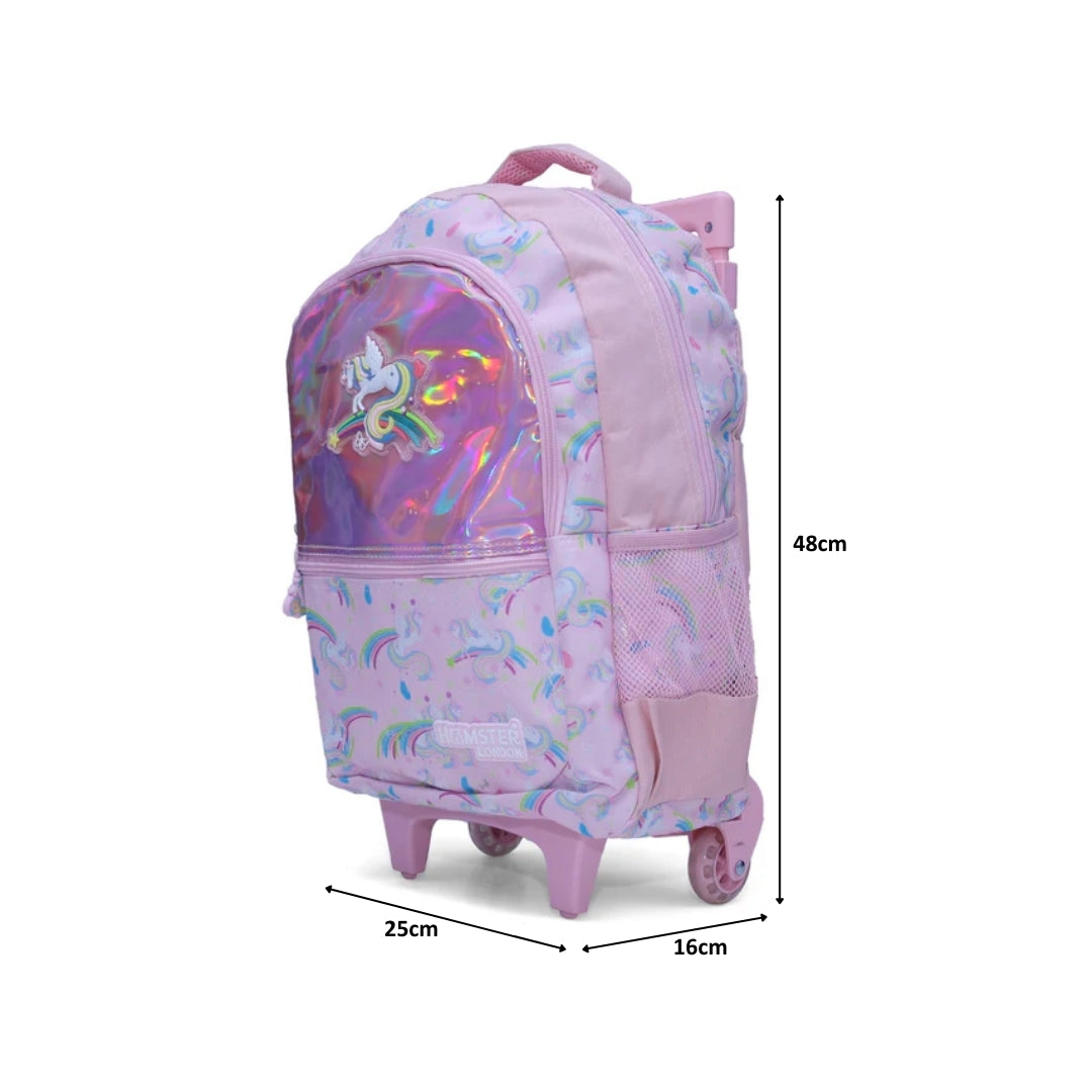 Hamster London Perky Unicorn Trolley Bag