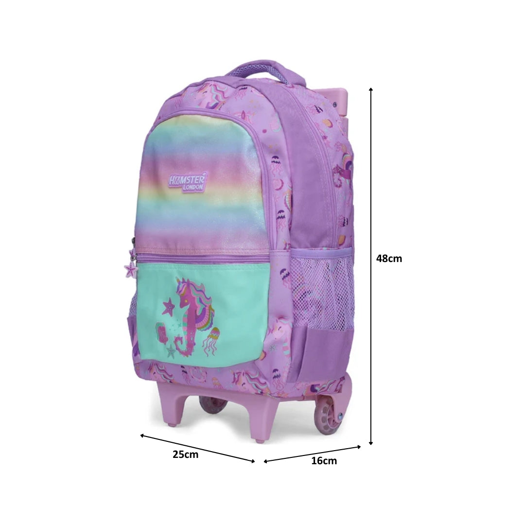 Hamster London Twinkle Horn Unicorn Trolley Bag