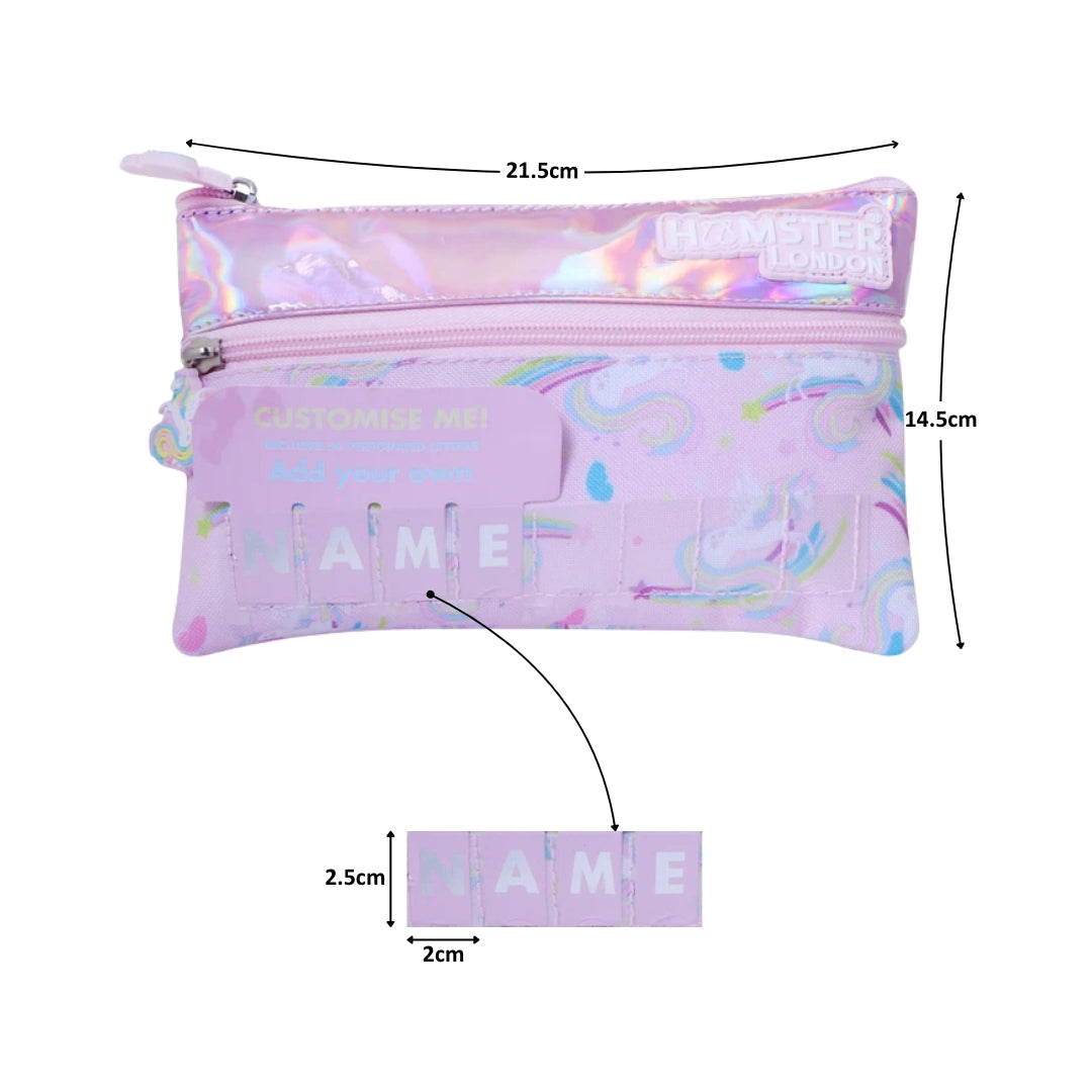 Hamster London Perky Unicorn Name Pouch