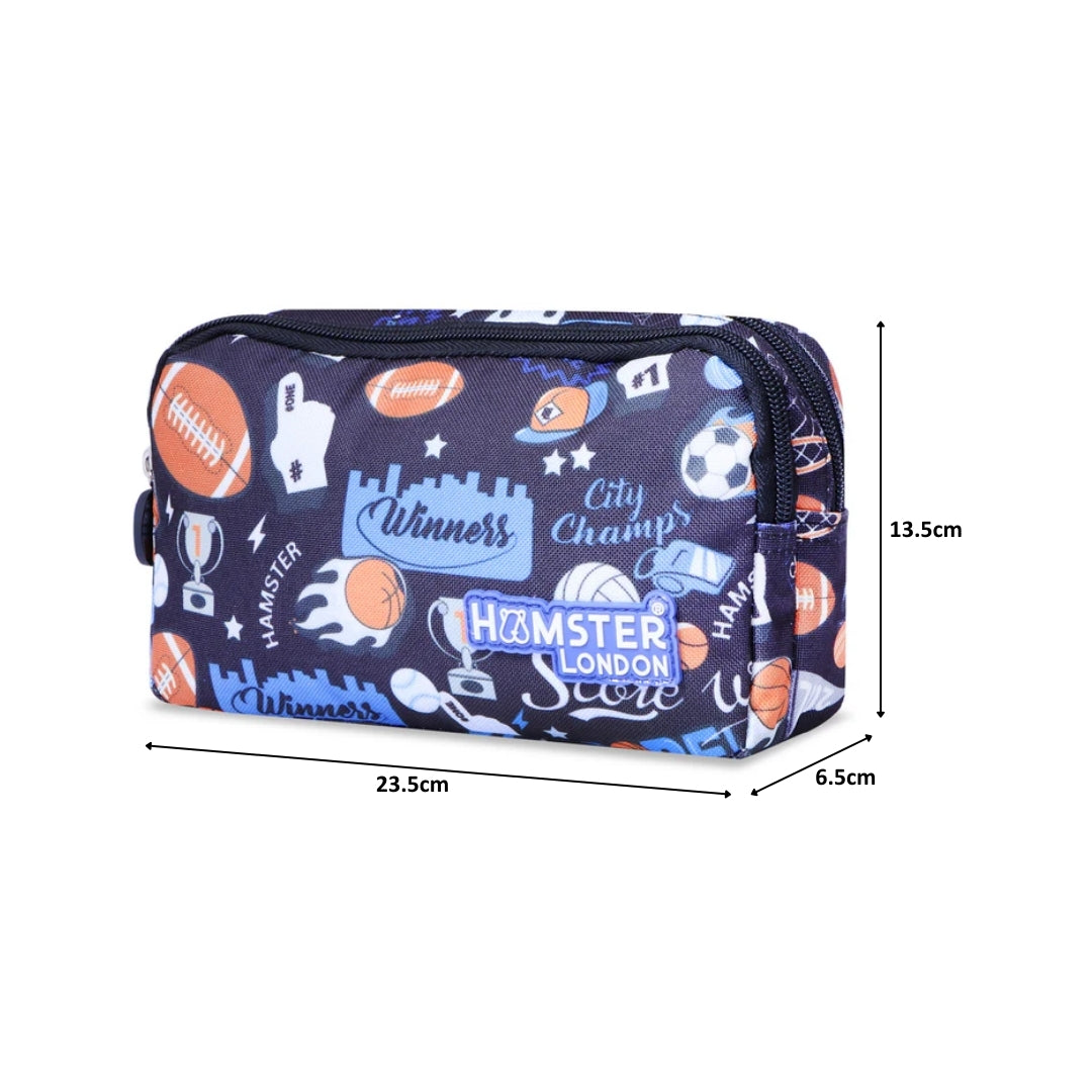 Hamster London School Bundle City Champ Backpack + Lunch Bag + Pouch + Sipper