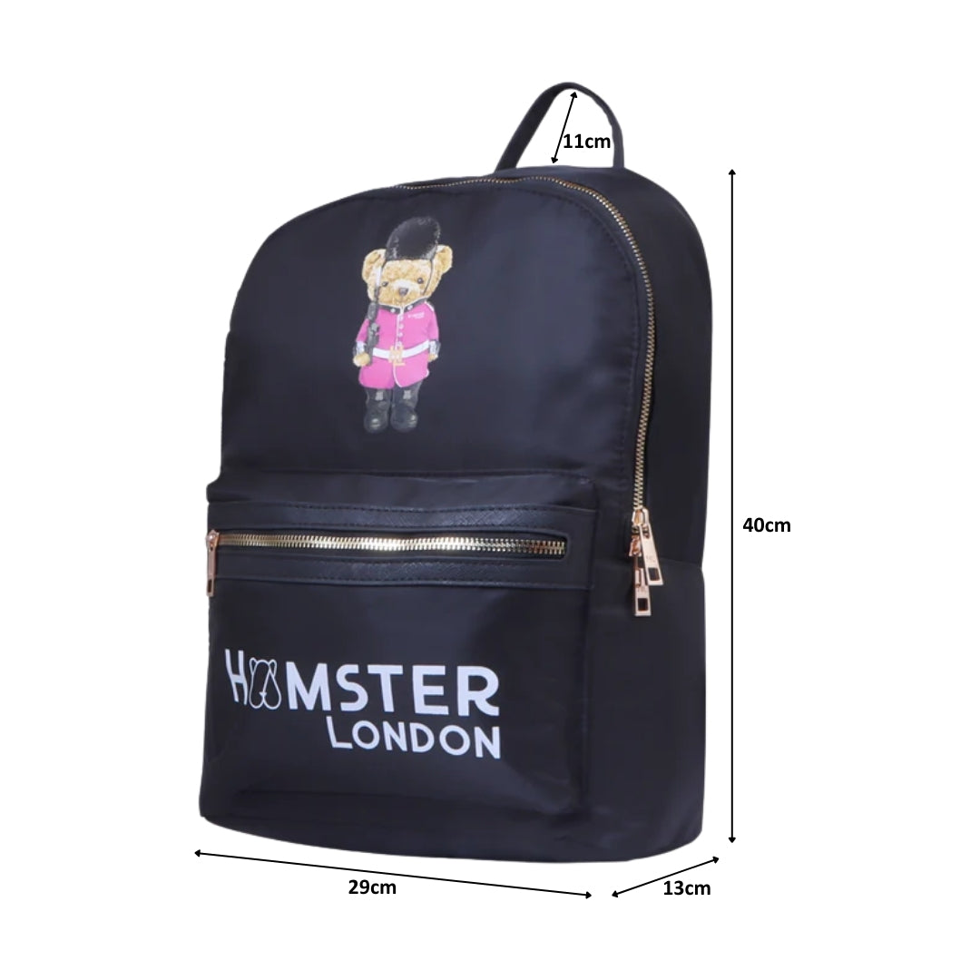 Hamster London Ted H Limited Edition Backpack Black