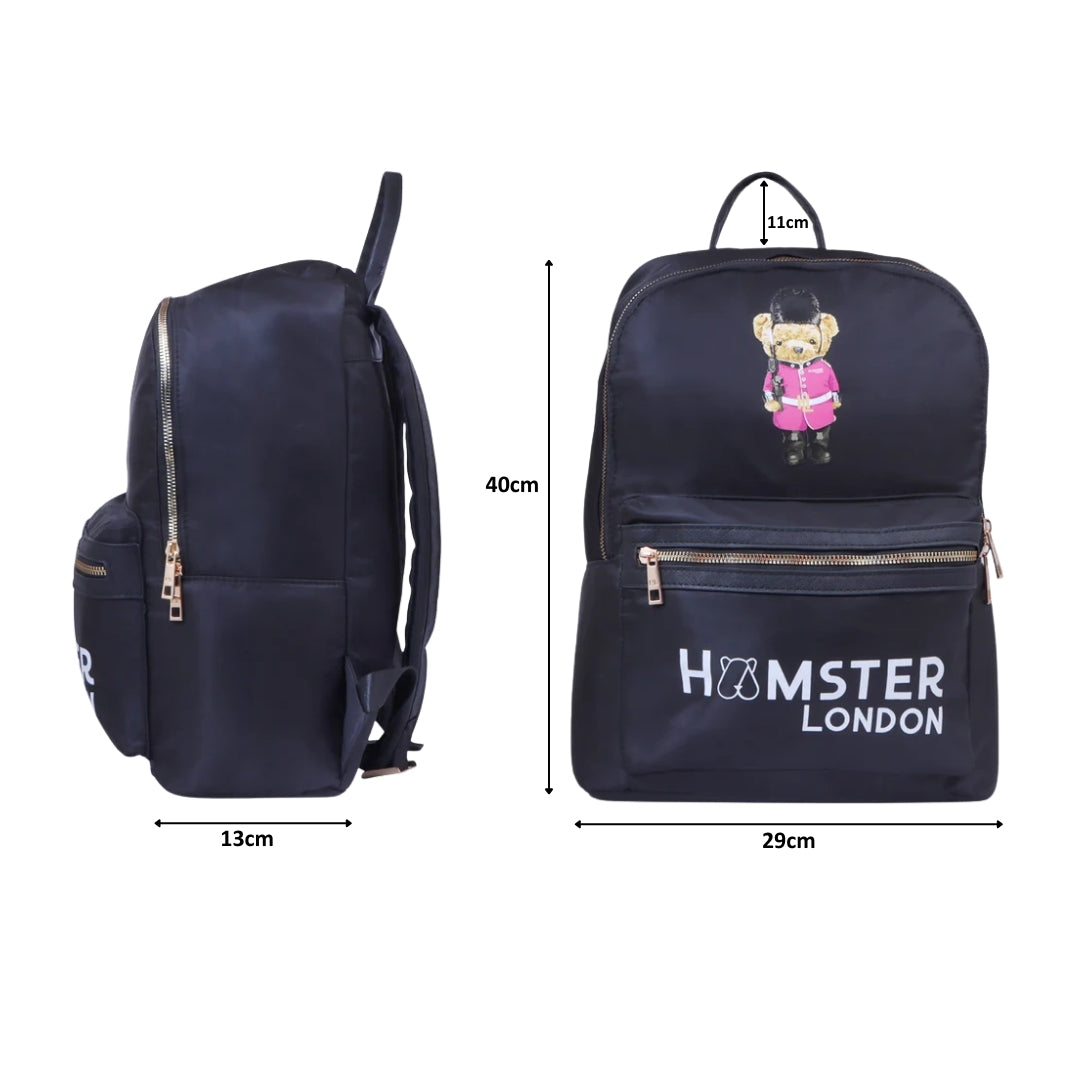 Hamster London Ted H Limited Edition Backpack Black