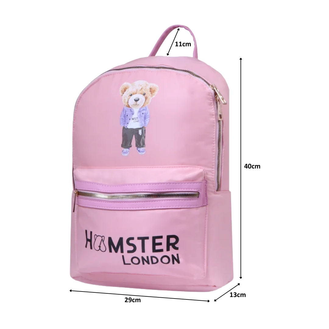 Hamster London Ted H Limited Edition Backpack Light Pink