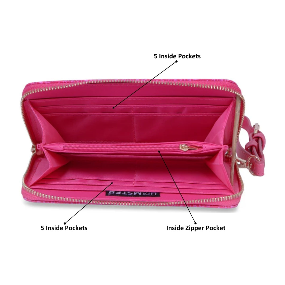 Hamster London Ted H Limited Edition Wallet Hot Pink