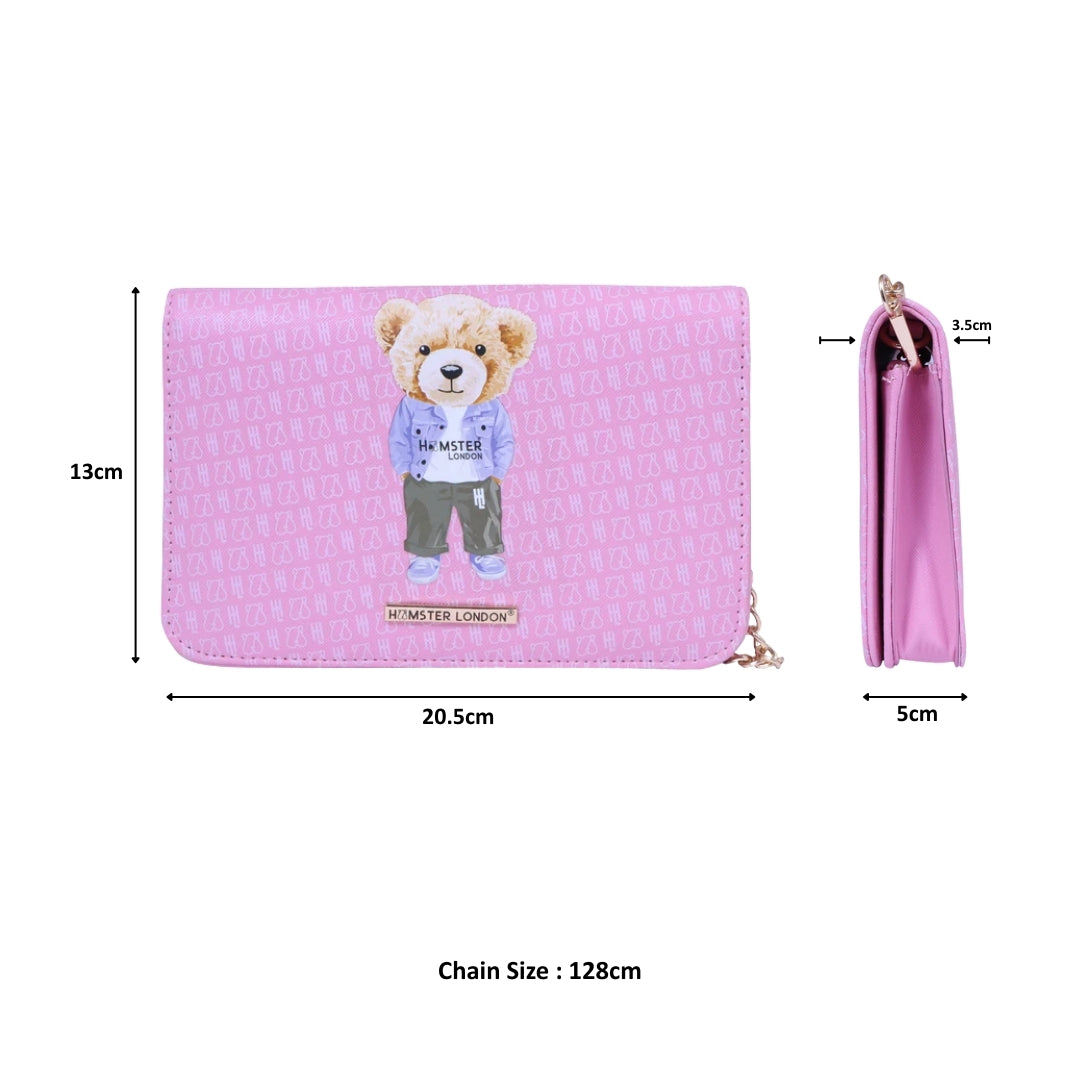 Hamster London Ted H Limited Edition Party Sling Light Pink