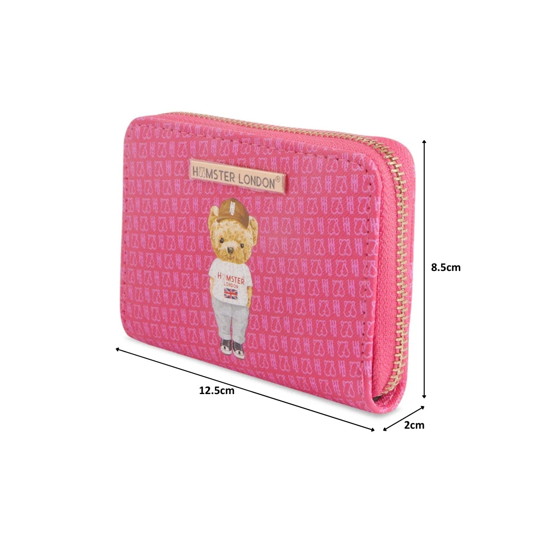 Hamster London TED H Limited Collection Small Wallet Hot Pink