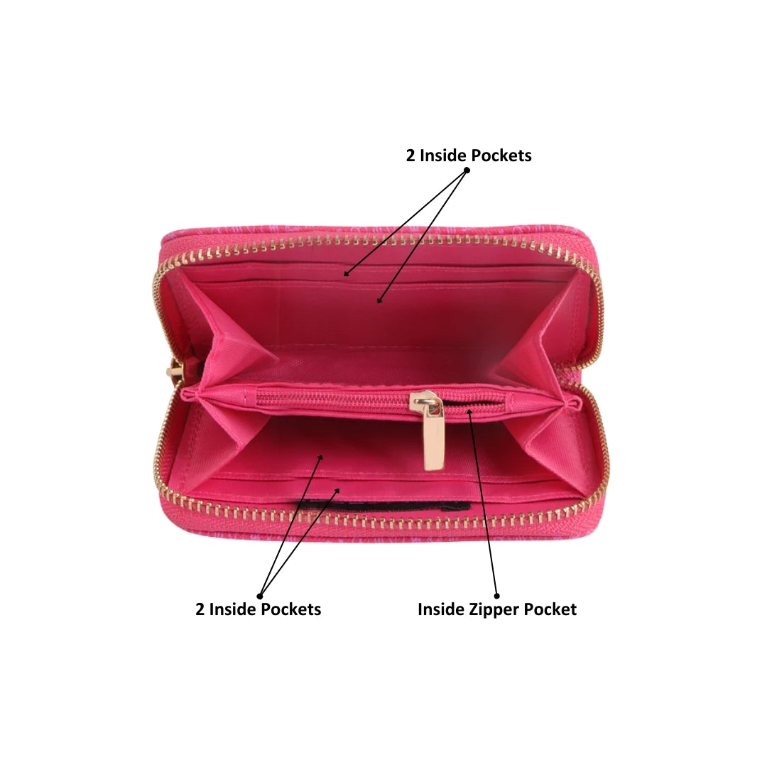 Hamster London TED H Limited Collection Small Wallet Hot Pink