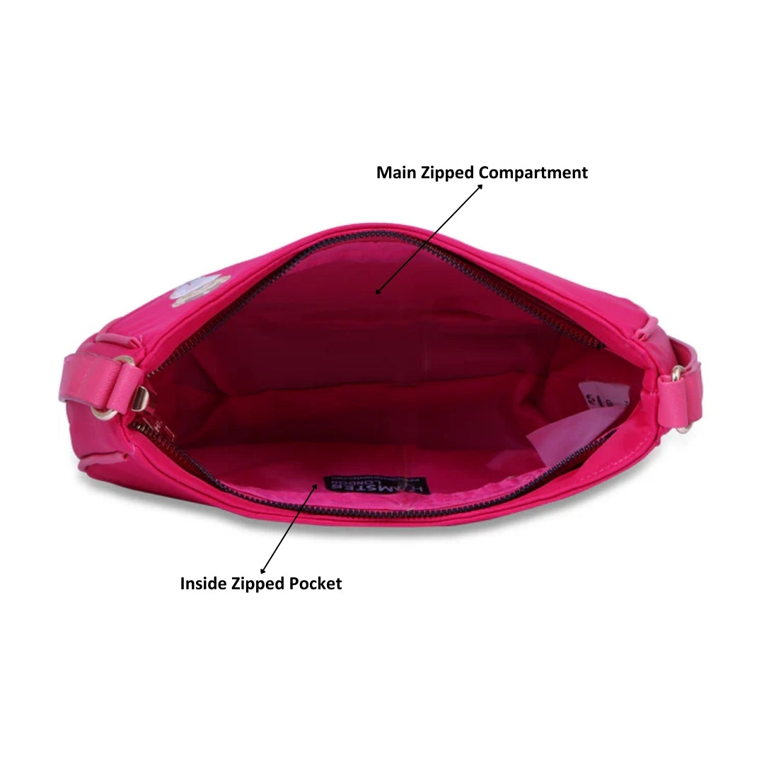 Hamster London TED H Limited Edition Shoulder Bag Hot Pink