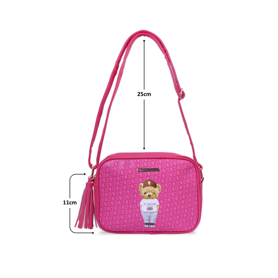 Hamster London Ted H Limited Edition Cam Sling Hot Pink