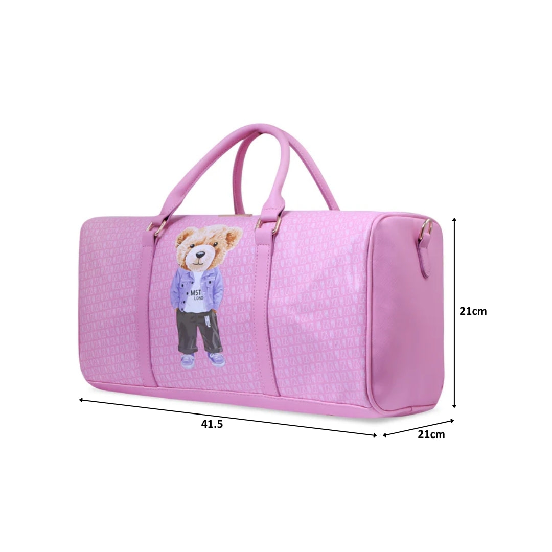Hamster London Ted H Limited Edition PU Duffle Light Pink