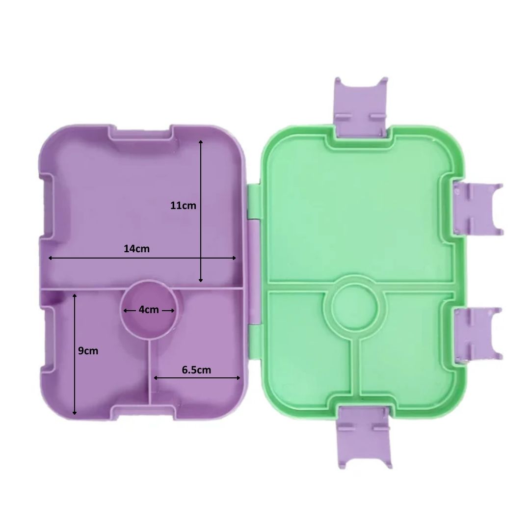 Hamster London Bento Box Aqua Purple