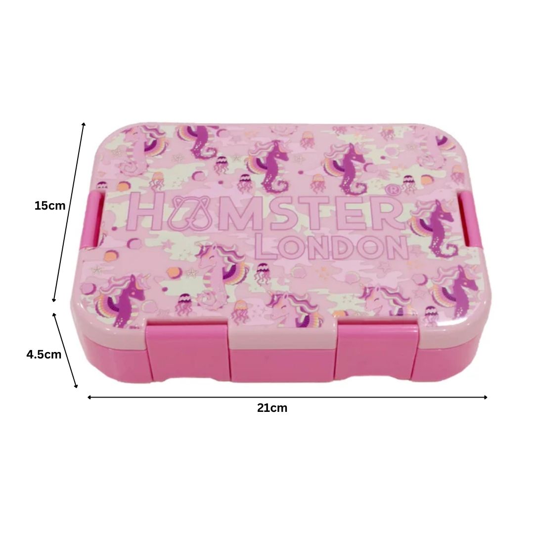 Hamster London Bento Box Perky Unicorn and Sipper Set