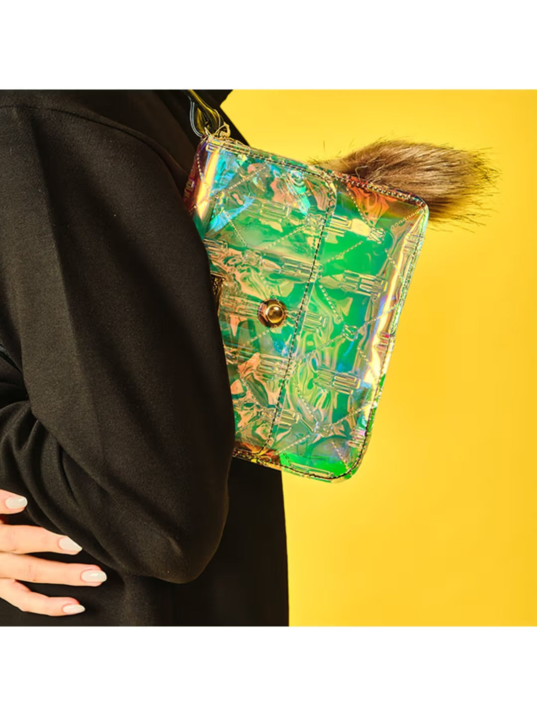 Hamster London Raver Sling Bag Sliver