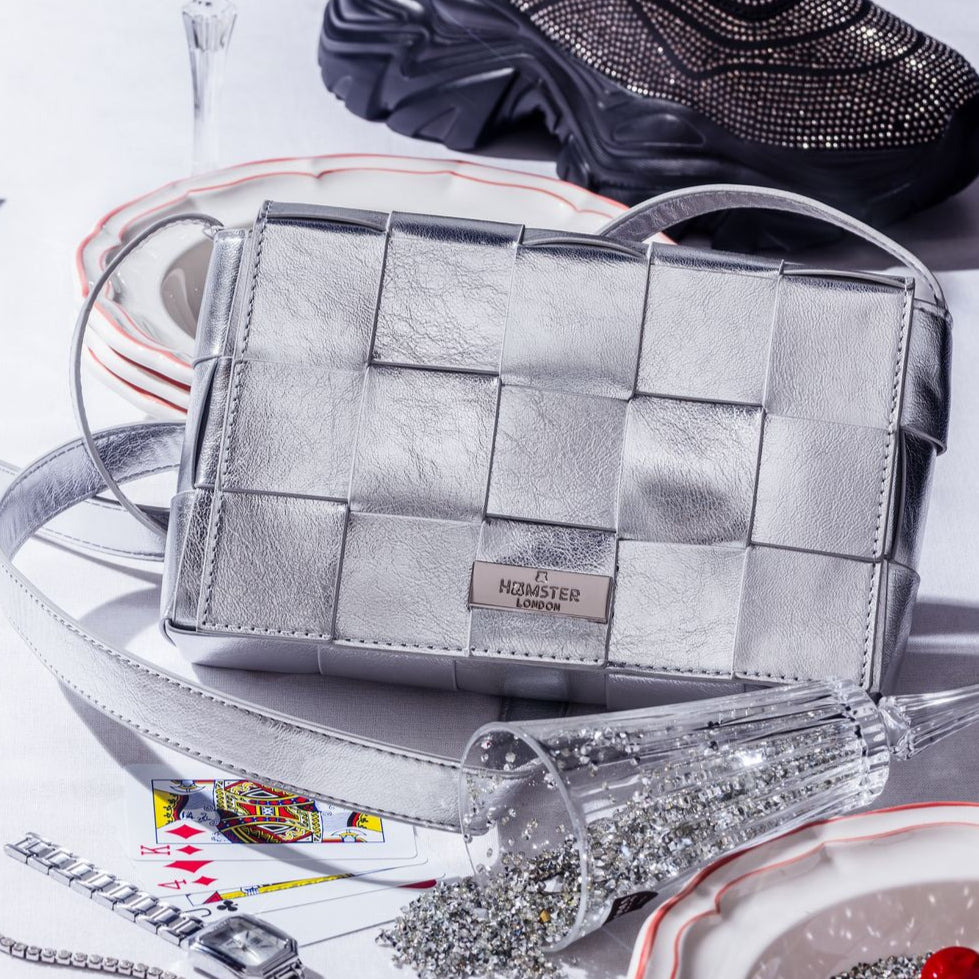 Hamster London Beverley Stellina Crossbody Silver