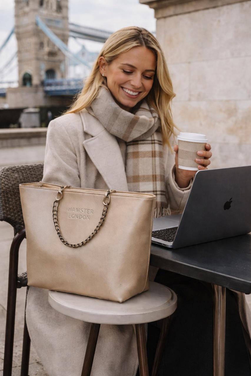 Hamster London Moshi Moshi Margaret Bag Gold