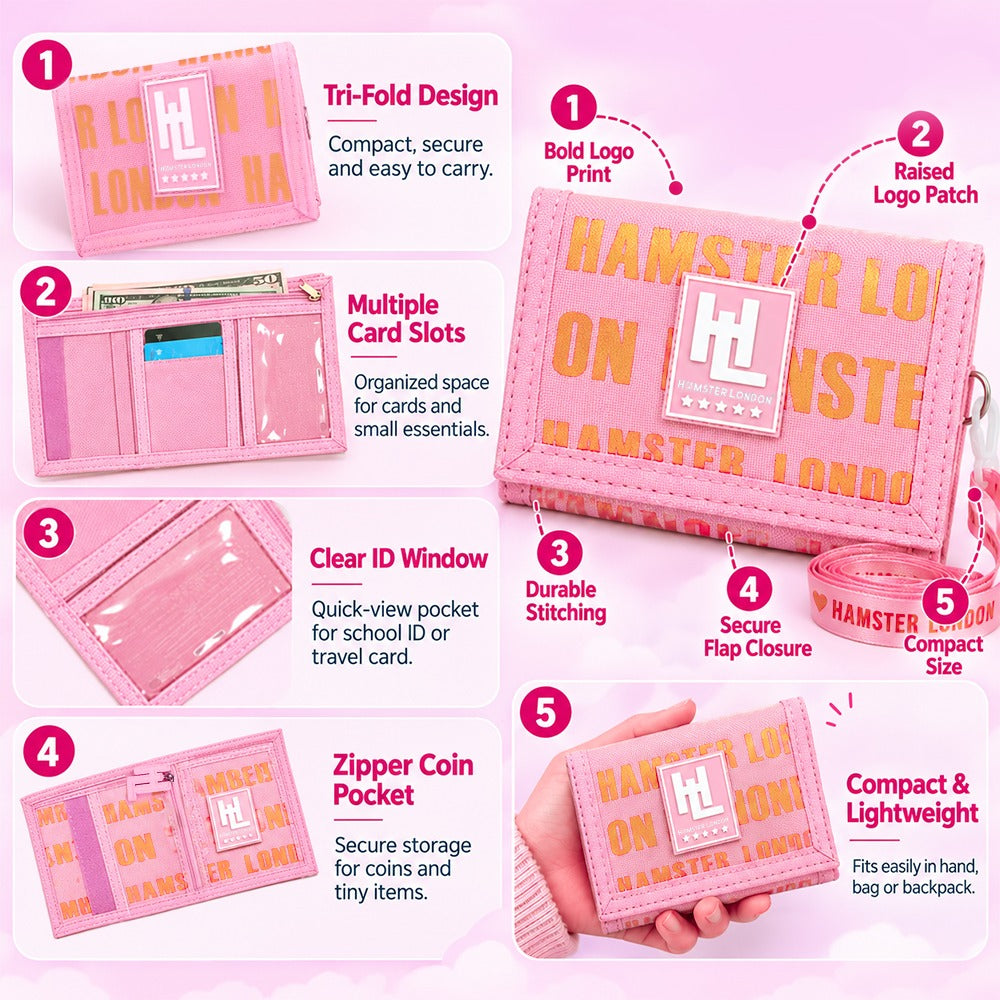 Hamster London Insider Wallet Pink