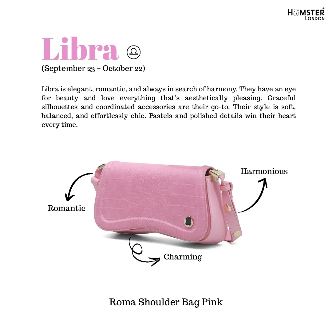Hamster London Roma Shoulder Bag Pink