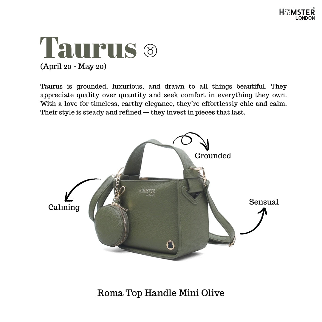 Hamster London Roma Top Handle Mini Olive