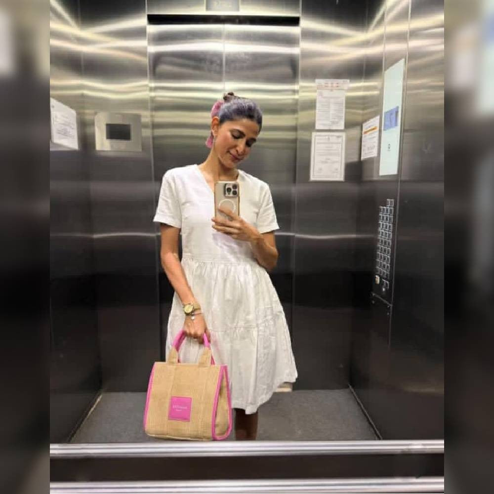 Hamster London Beverley Offshore Tote Bag Blush