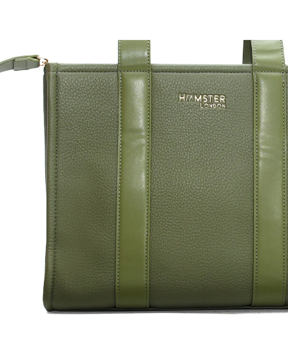 Hamster London Roma Tote Bag Olive
