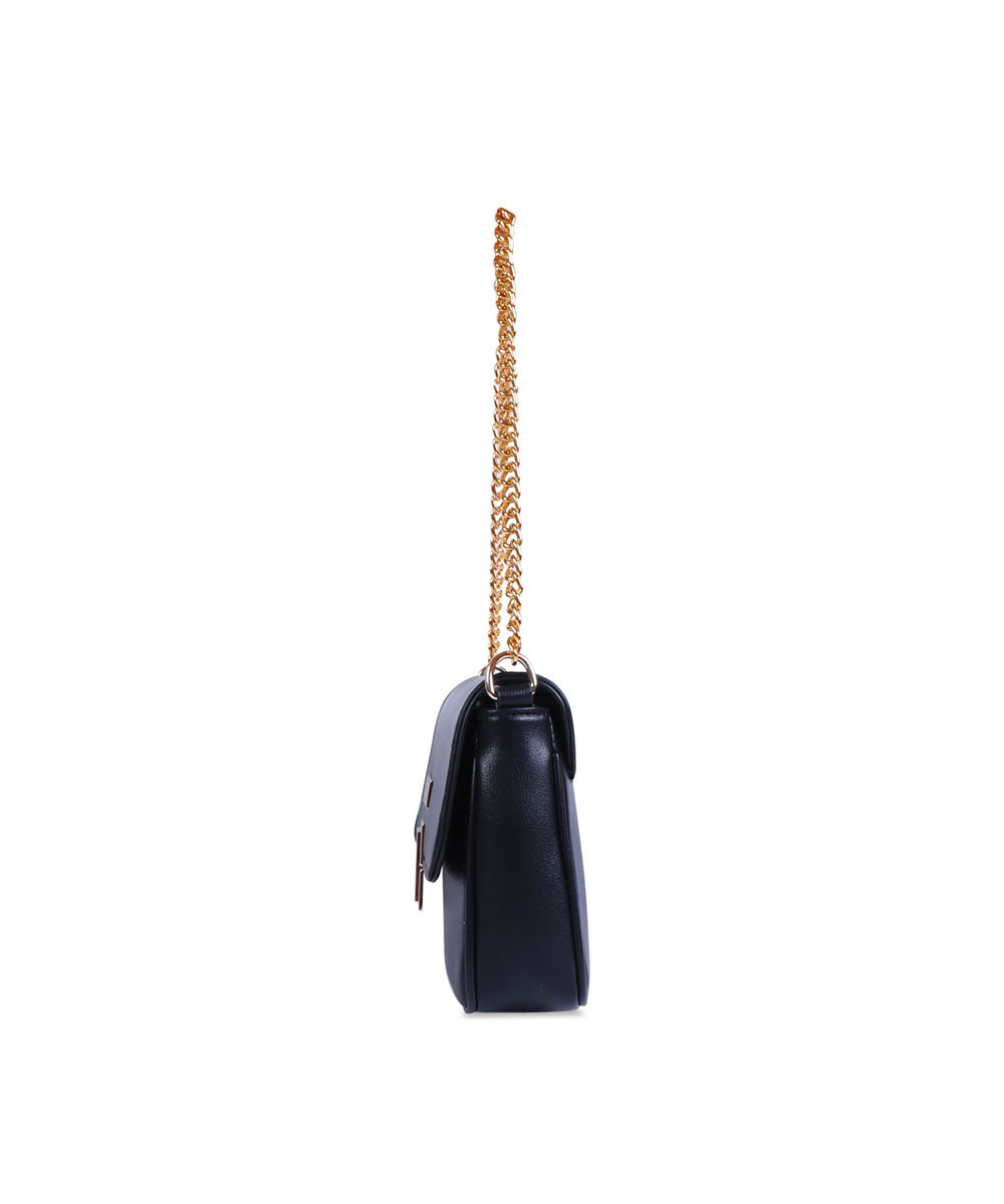 Hamster London Beverley Glow-up Crossbody Bag Black