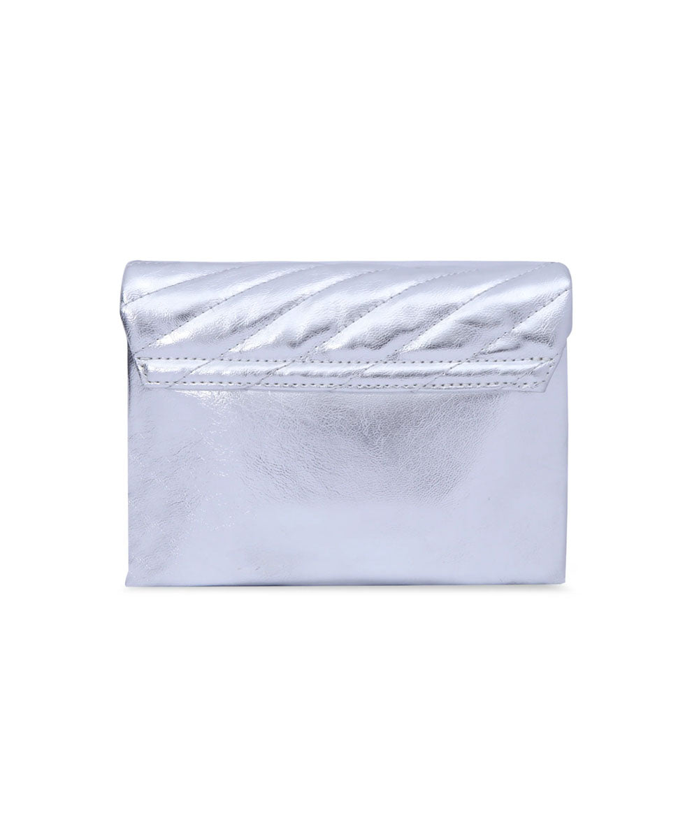 Hamster London Bea Crossbody Bag Silver