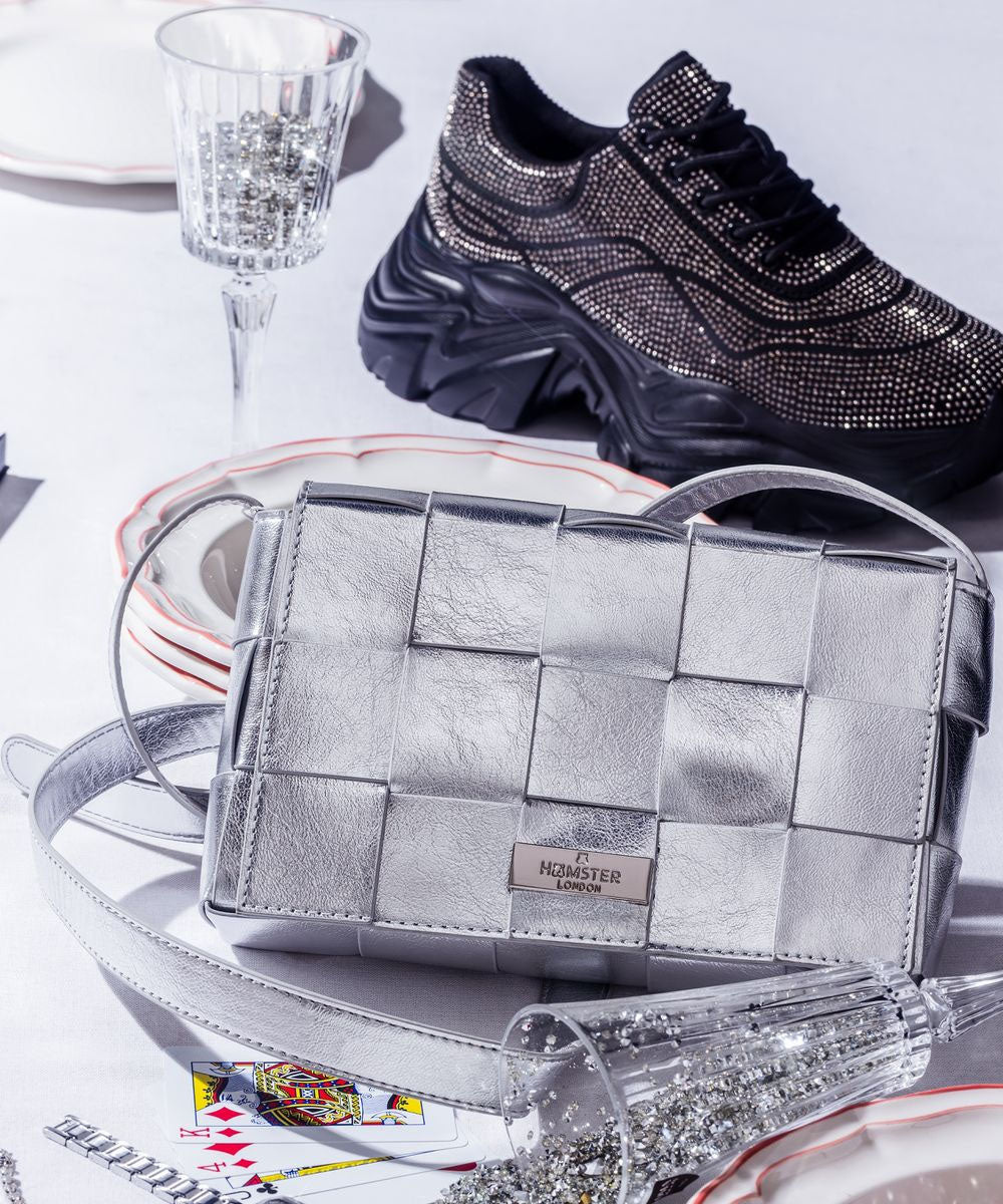 Hamster London Beverley Stellina Crossbody Silver