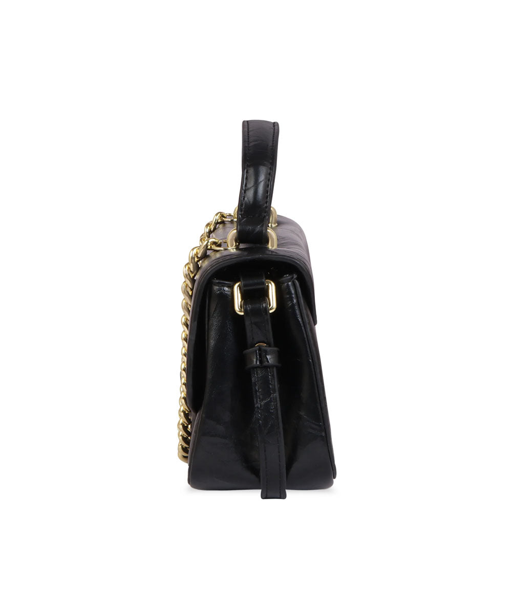 Hamster London Pastel Promise Sling Hand Bag Black