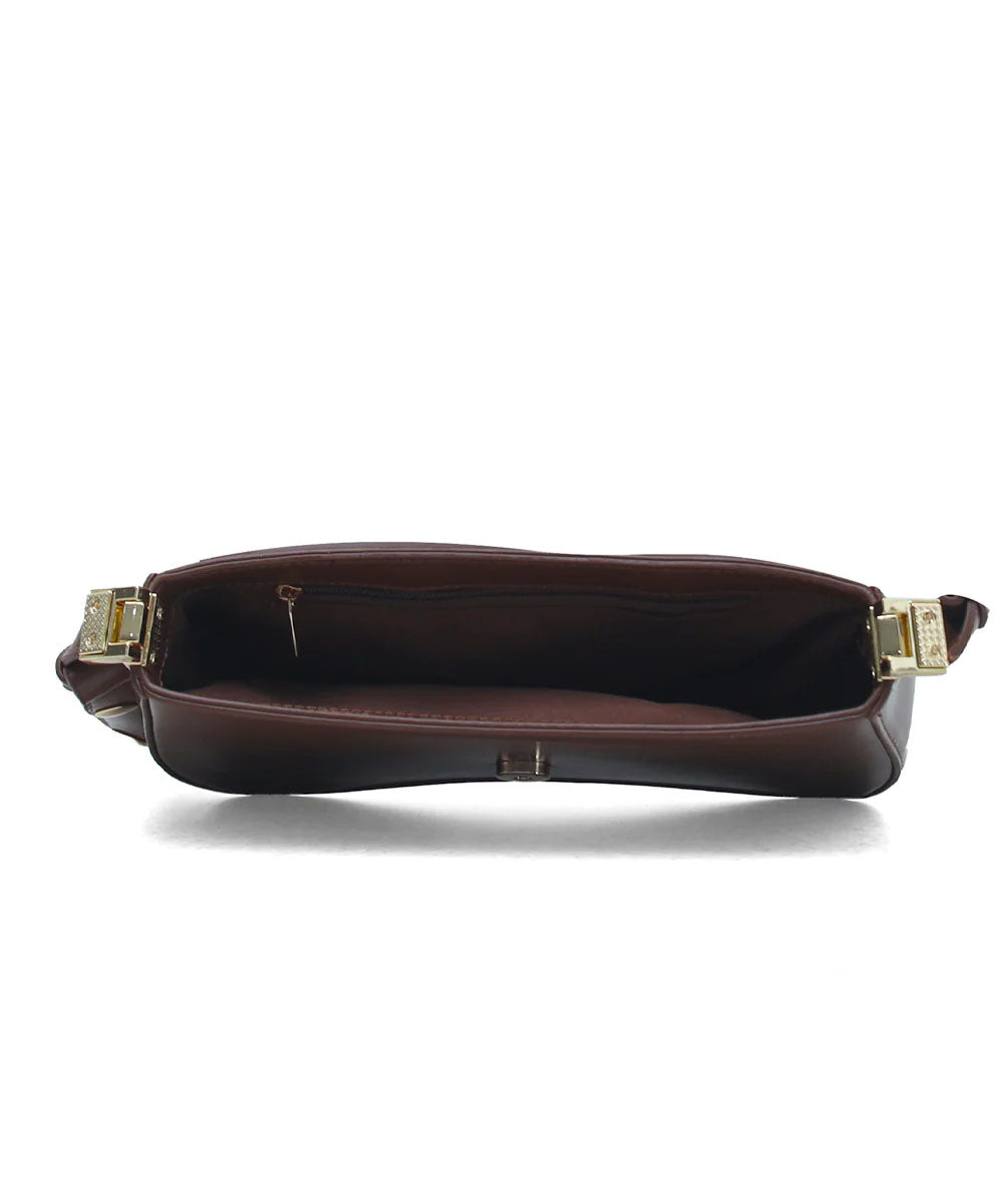 Hamster London Roma Shoulder Bag Brown