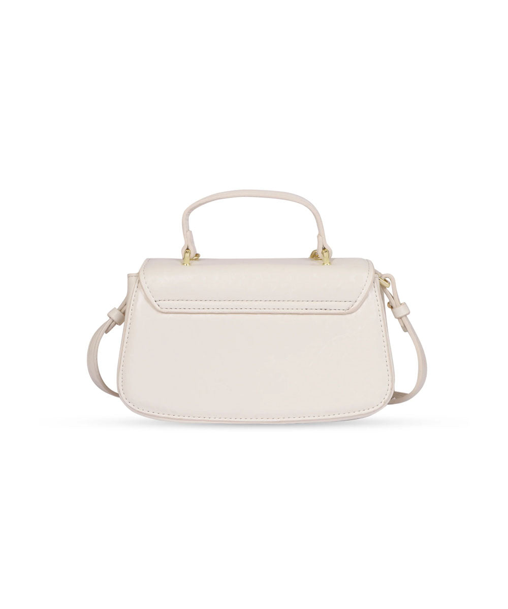 Hamster London Pastel Promise Sling Hand Bag White