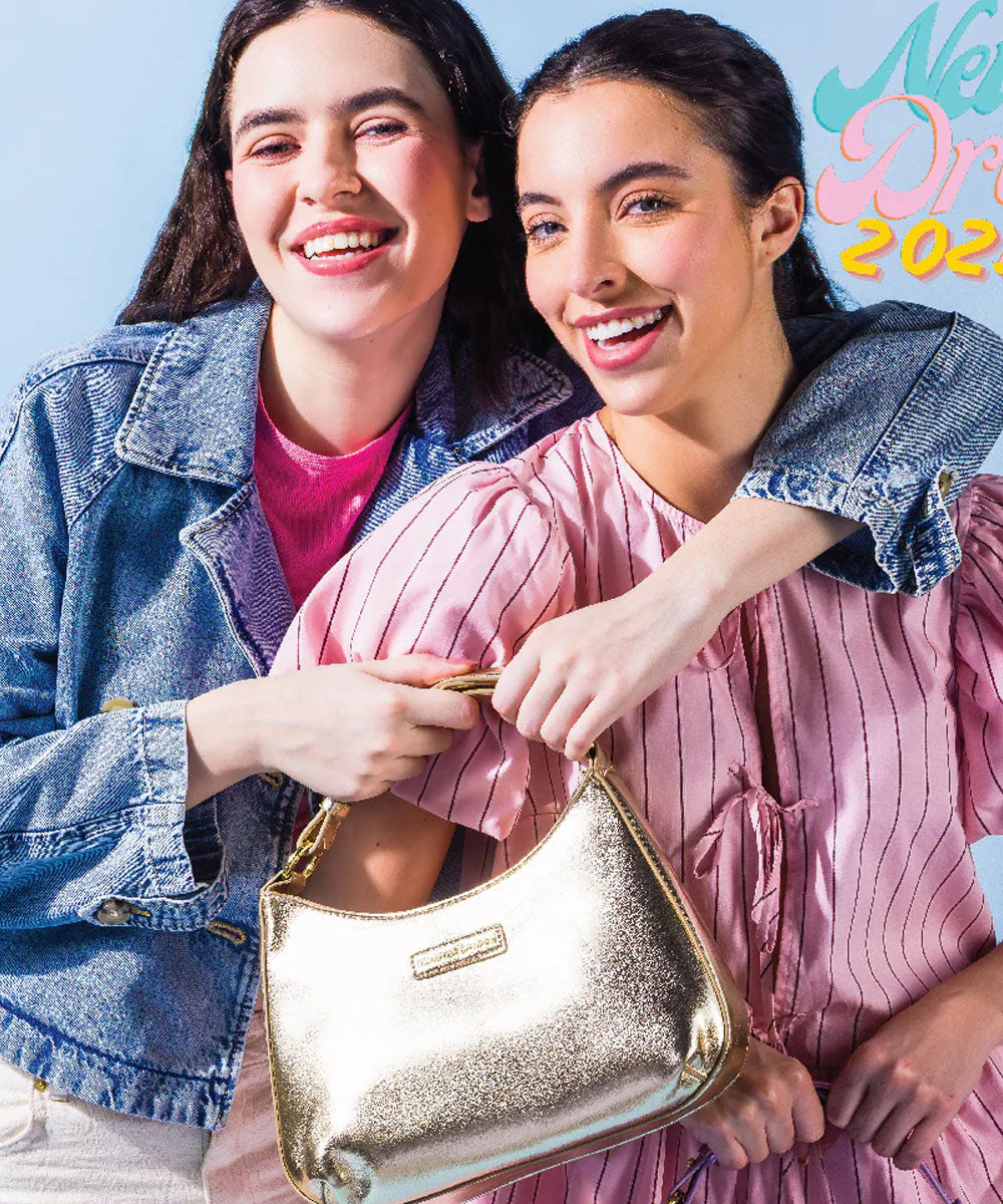 Hamster London Nights Edit Shoulder Bag Gold