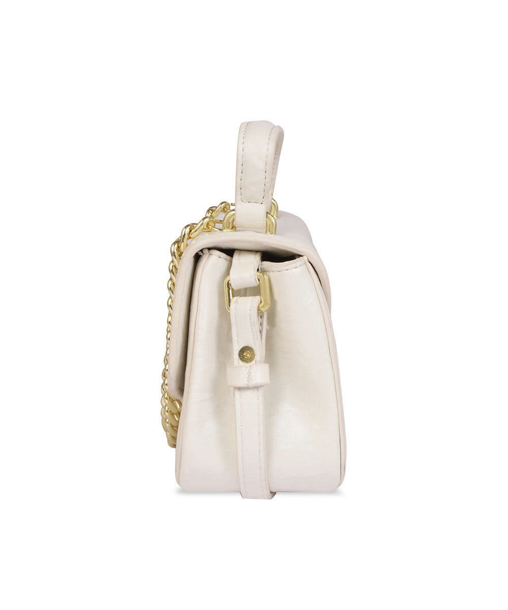 Hamster London Pastel Promise Sling Hand Bag White