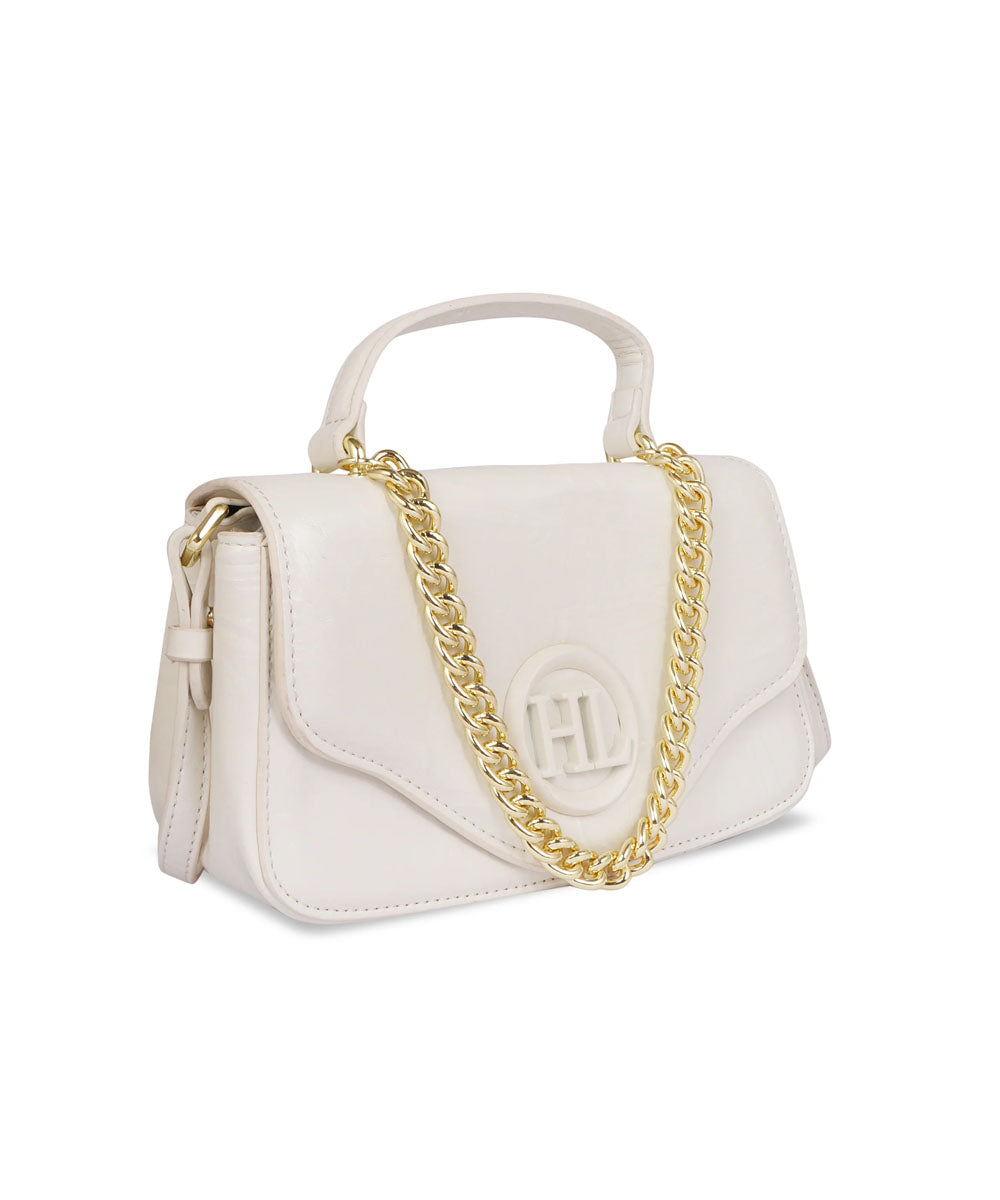 Hamster London Pastel Promise Sling Hand Bag White