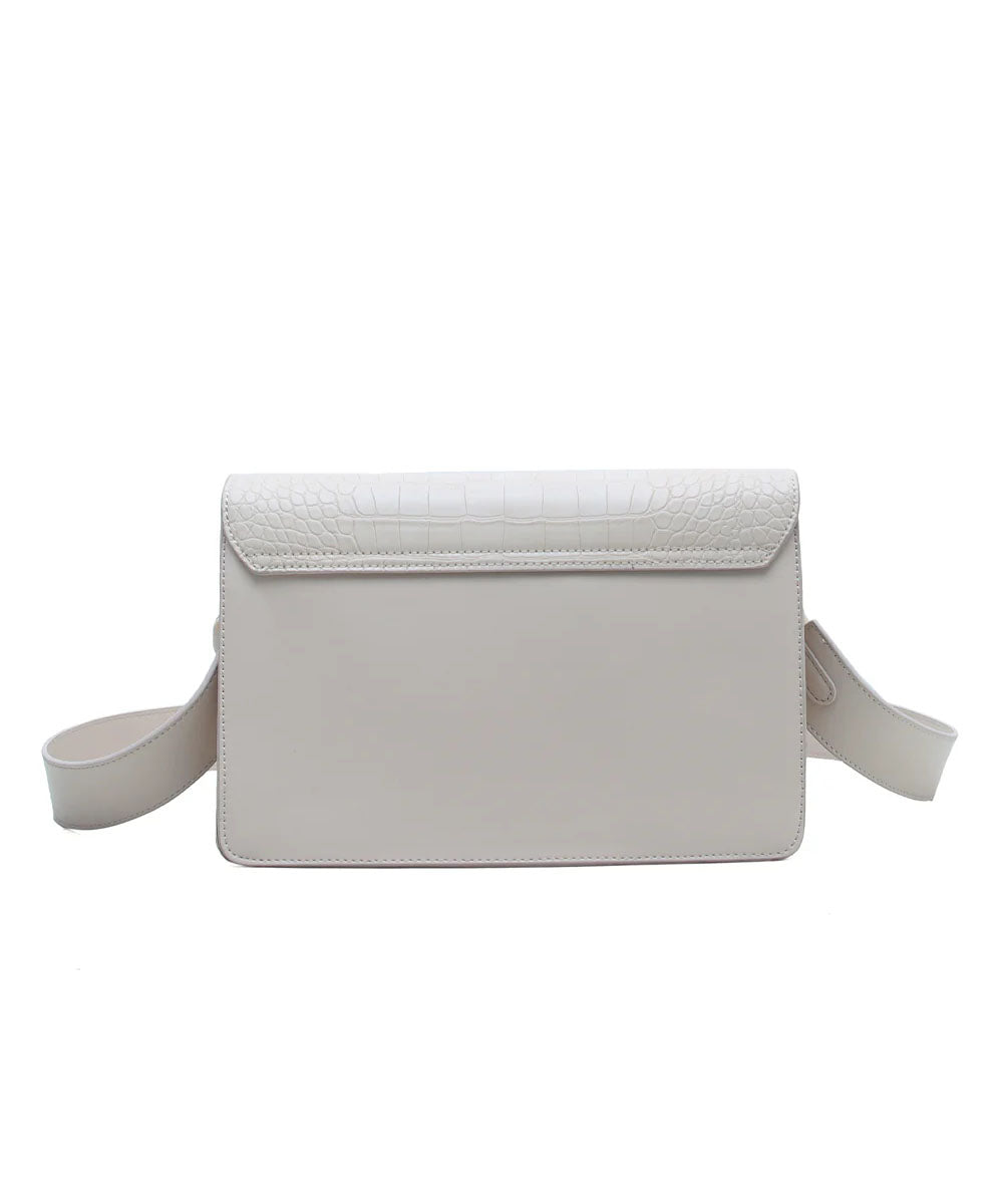 Hamster London Roma Flap Bag Beige