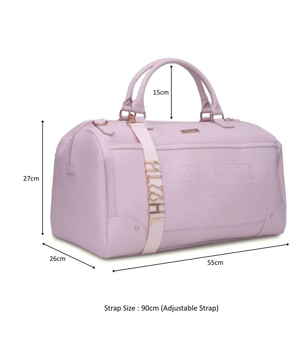 Hamster London Melissa Travel Duffle Bag Pink