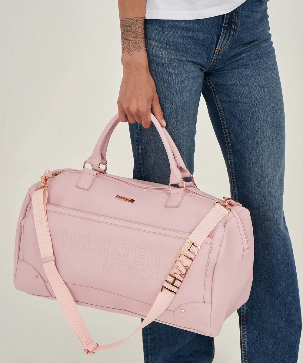 Hamster London Melissa Travel Duffle Bag Pink