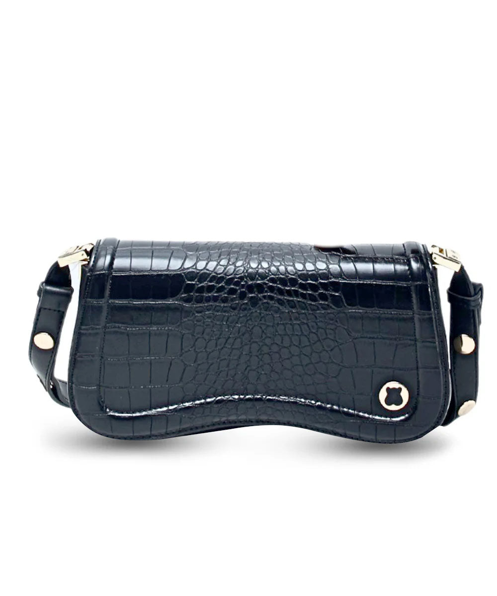 Hamster London Roma Shoulder Bag Black
