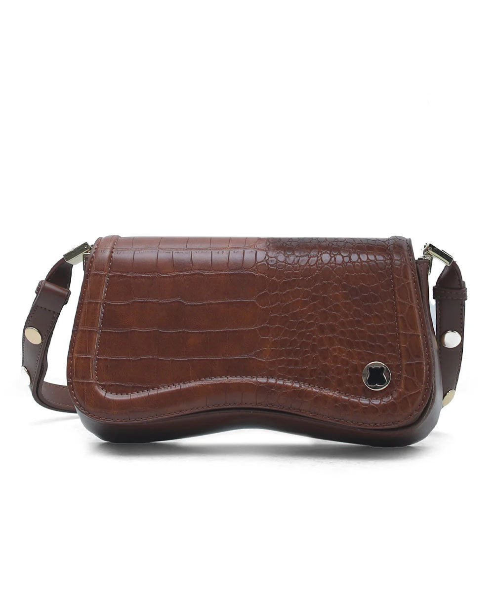 Hamster London Roma Shoulder Bag Brown