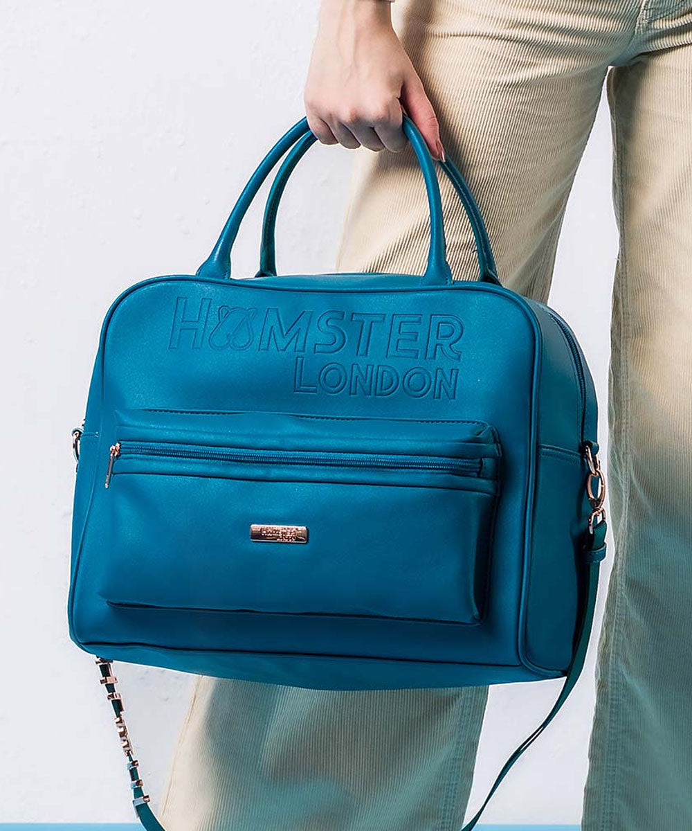 Hamster London Melissa Hand Bag Teal