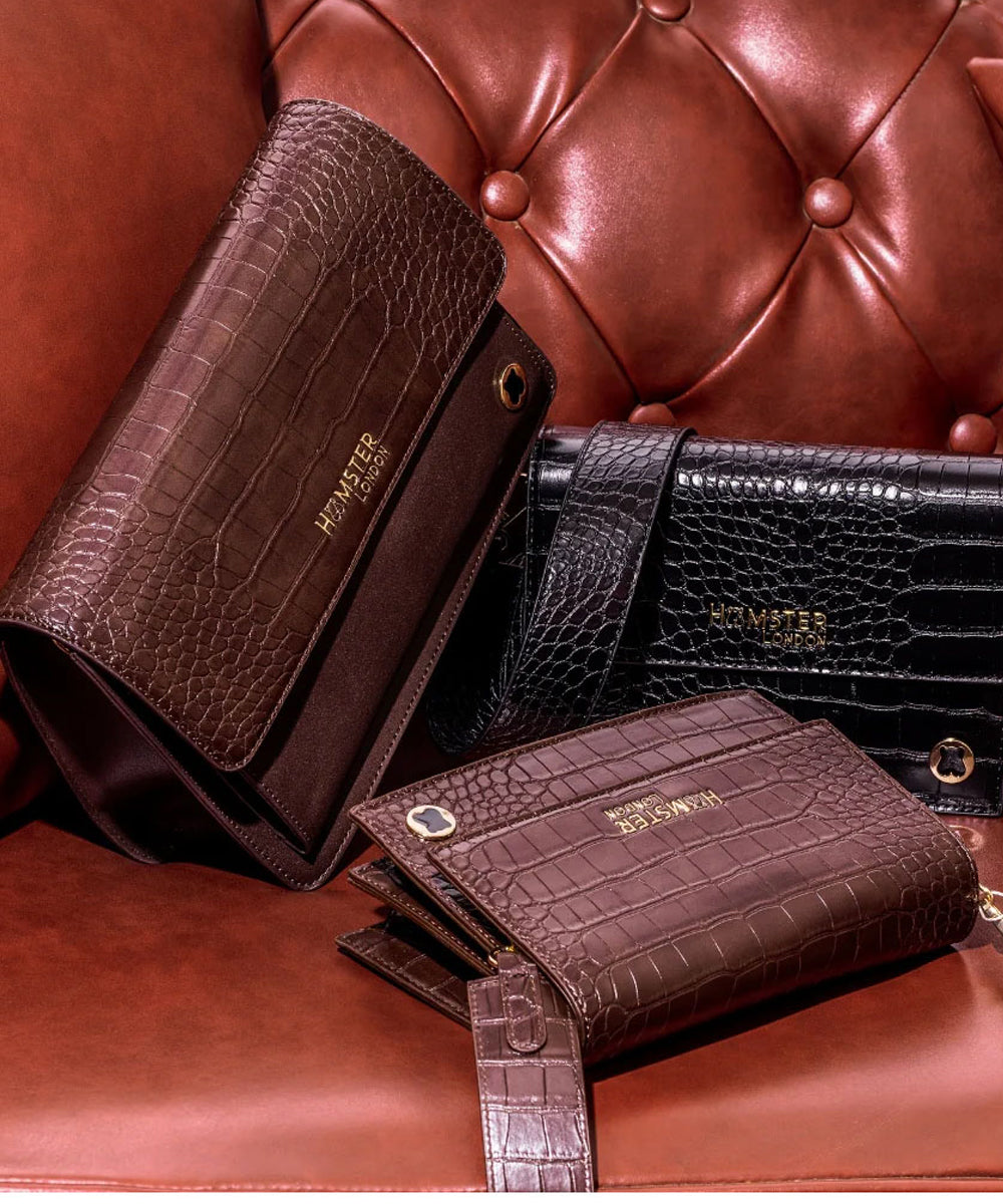 Hamster London Roma Flap Bag Brown